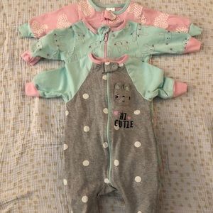 Bundle of 3 girl sleep n play